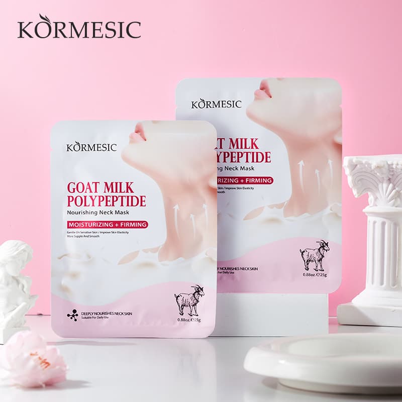 Cross-Border Collagen Golden Honeycomb Goat Milk & Peptide Neck Mask Neck Care Manufacturer Neck Care Wholesale Direct