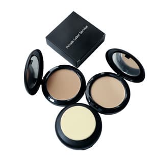Export Cross-Border Compact Powder Brightening Contouring Puff Concealer Neutral No-Logo Makeup Strong Setting Face Wholesale