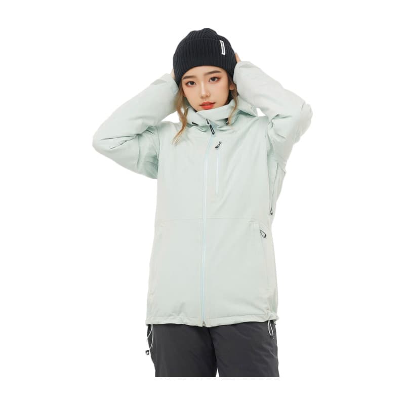 Outdoor windbreaker two-color windproof mountaineering hiking jacket autumn winter waterproof functional ski coat snow mountain suit