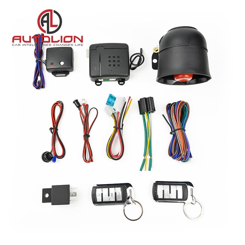 Universal sound and light alarm car burglar alarm 12V vehicle burglar alarm system factory wholesale
