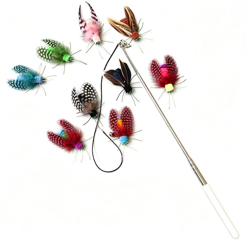 Feather Insect Cat Toy Replacement Head