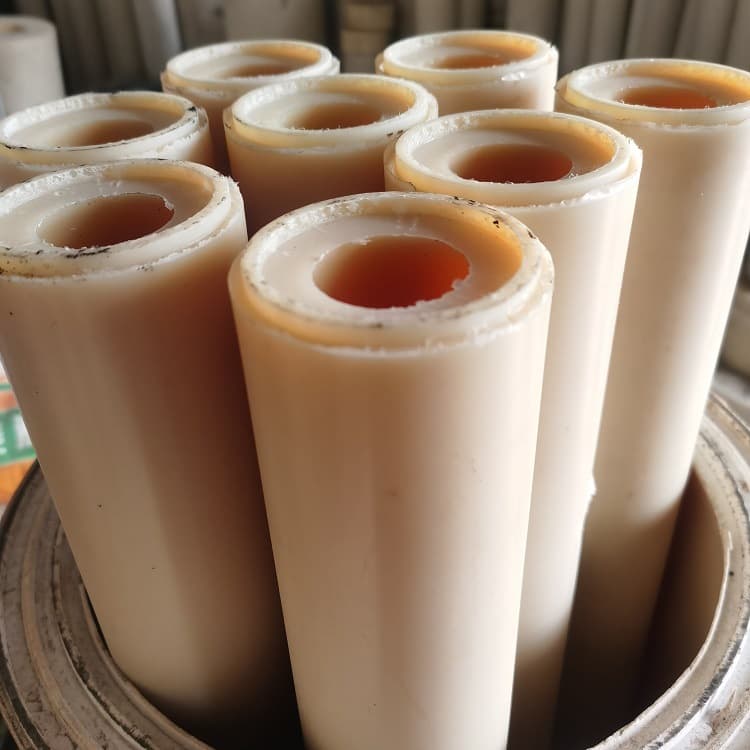Factory direct supply of MC nylon tubing, PA6 cast pure material nylon tubing, wear-resistant plastic hollow nylon rods, and nylon sleeves.