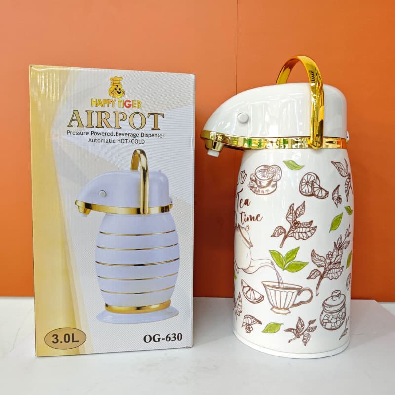 Vacuum Flask Large Capacity Portable Thermos Glass Liner Insulated Water Bottle for Dormitory
