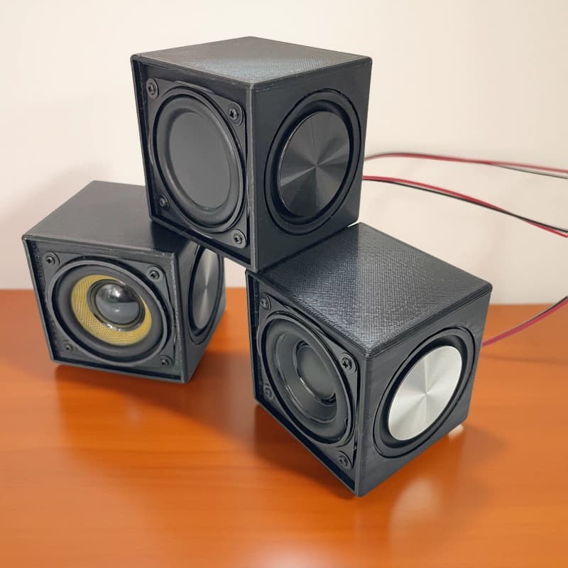 2-inch Subwoofer Dual Diaphragm Passive Speaker 4 Ohm 15W High Power Outdoor Speaker for Electric Vehicle Modification