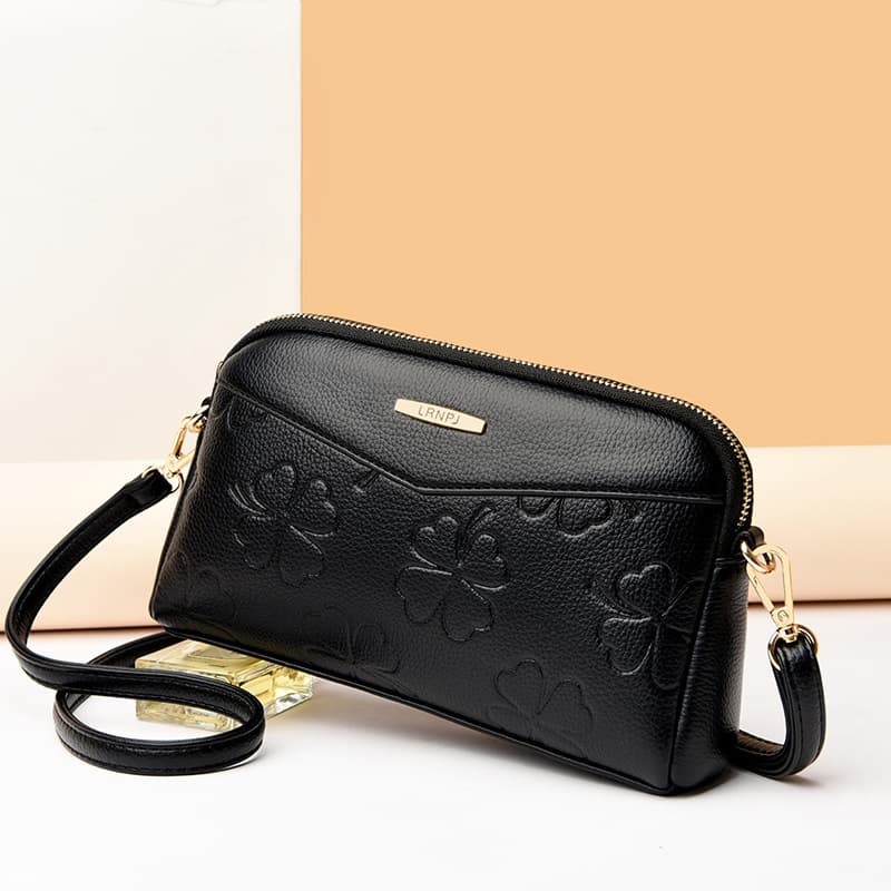 Small Bag Women's Crossbody Bag Summer 2025 New Middle-Aged Mother Style Embossed Handbag Mobile Phone Coin Purse Shoulder Bag