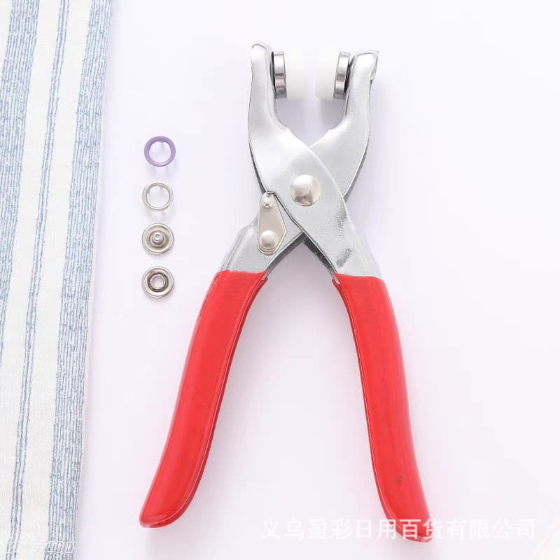 9.5mm Five-Claw Snap Fastener Pliers Hand Press Installation Tool Button Pliers for Children's Clothing Snap Fastener Installation