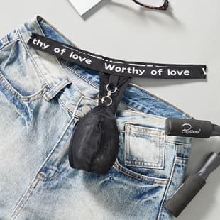 Sexy Men's Thong Underwear Wide Waistband Transparent Underwear Separate Pouch European and American Cross-Border T-String