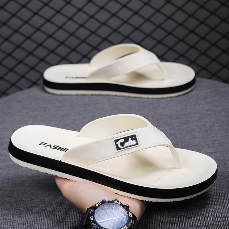 Flip-flops for men, non-slip, wear-resistant, fashionable, high-end, new summer beach sandals, flip-flops, anti-odor slippers for men