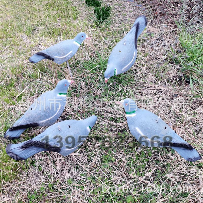 European and American Outdoor Hunting Toy Wings with Electric Attraction for Pigeons Model Half Plastic Pigeon Shell