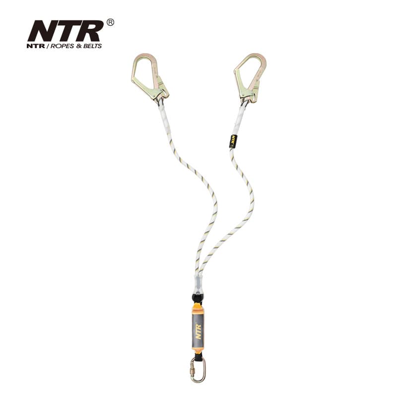 KB02 shock absorber - Y-rope NTR Nater high-altitude work double rope shock absorber large hook safety rope
