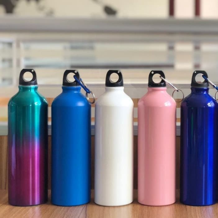 Outdoor Cycling Bicycle Cup Portable Hiking Water Bottle Single-Layer Aluminum Bottle Large Capacity Sports Water Bottle Custom Logo