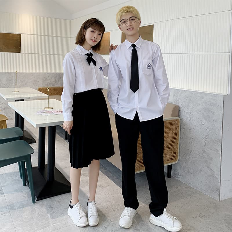 High School Affiliated to Normal University Graduating Class Uniform Set, British College Style, Autumn Sports Day Chorus Costume
