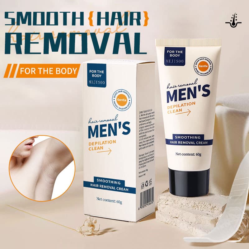 Cross-border SMOOTHING HAIR REMOVAL CREAM Silky Hair Removal Cream for Men Gentle and Non-Irritating