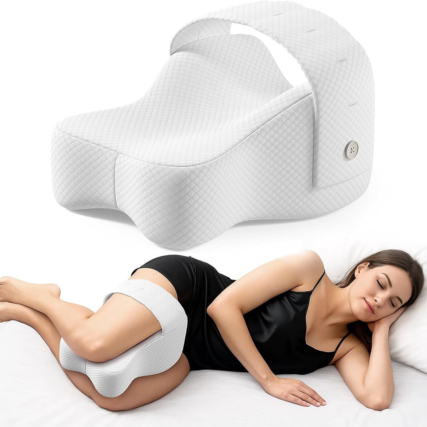 Cross-border Memory Foam Leg Pillow Slow Rebound Knee Pillow Pregnancy Pillow Side Sleeping Leg Pillow Sleeping Elevation Pad Leg Pillow