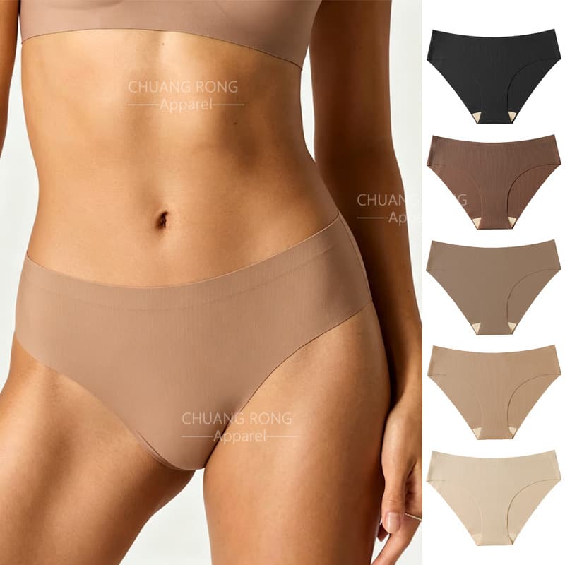 Foreign Trade Australian Traceable Cotton Seamless Briefs for Women, Low-Waist, Skin-Friendly, Breathable, Close-Fitting Underwear, High Elasticity, Simple Design