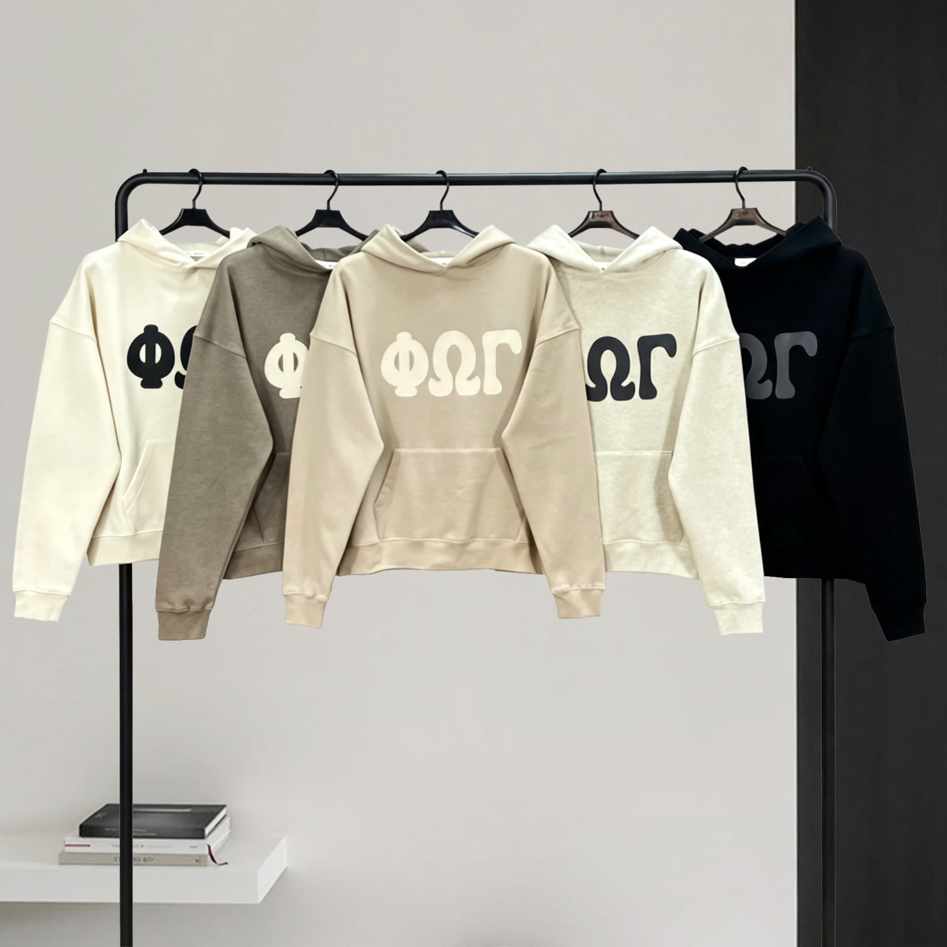 New Essentials Hoodie Streetwear Couple Big Letter Print American High Street Hoodie Youth Versatile