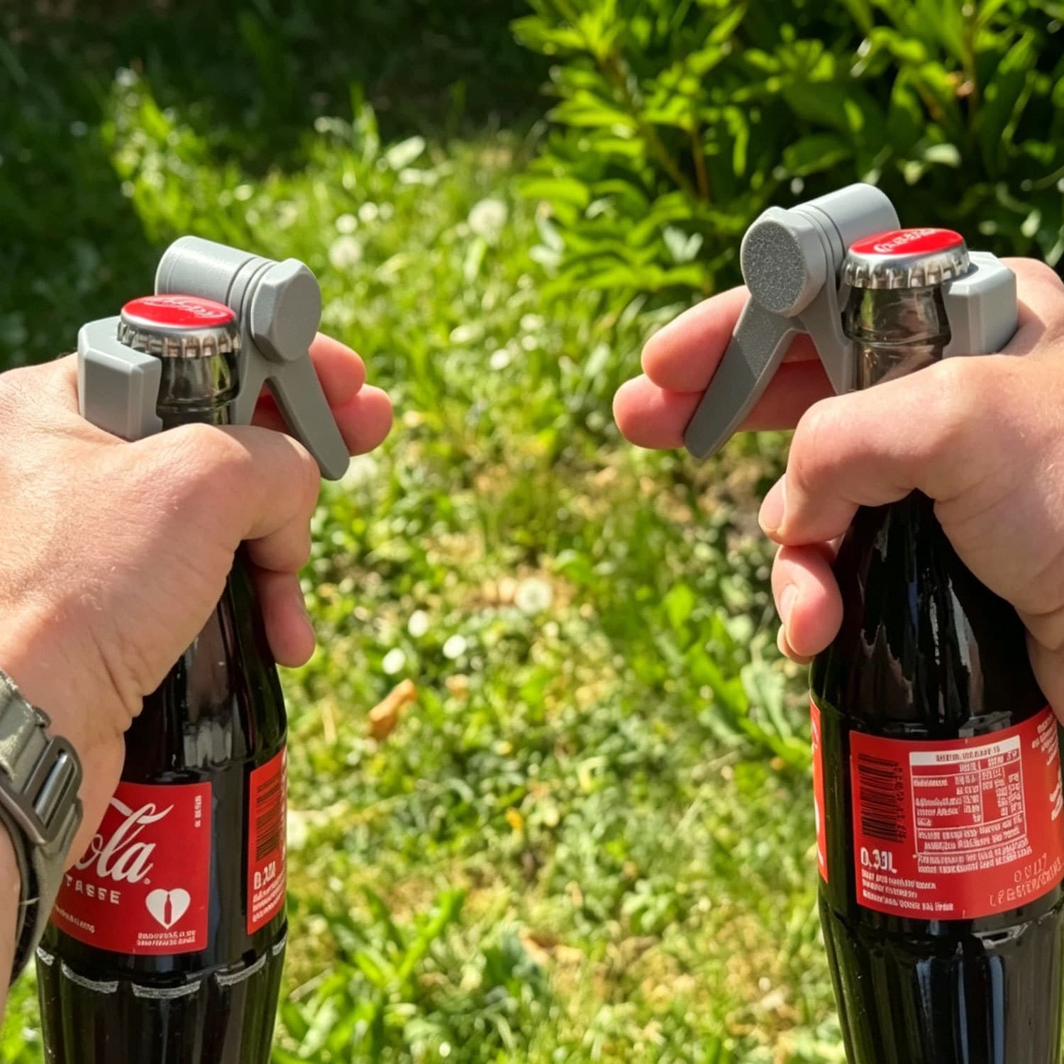 One-Handed Bottle Cap Launcher, Cross-Border One-Handed Bottle Opener, Cap Launcher