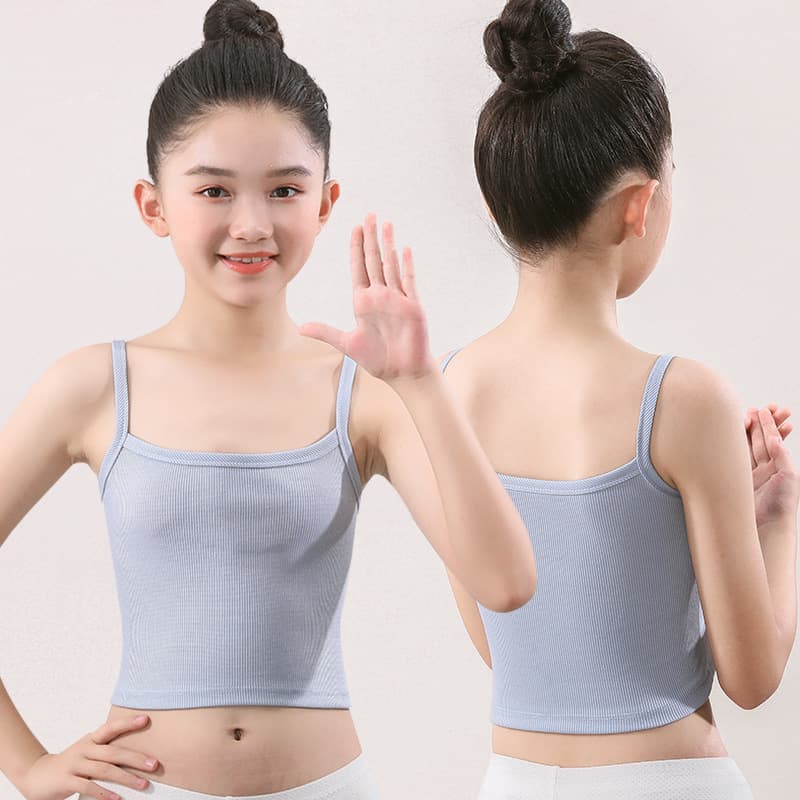 Developmental Camisole Korean Style Teen Girls Bra for Ages 12-16 Middle and High School Students