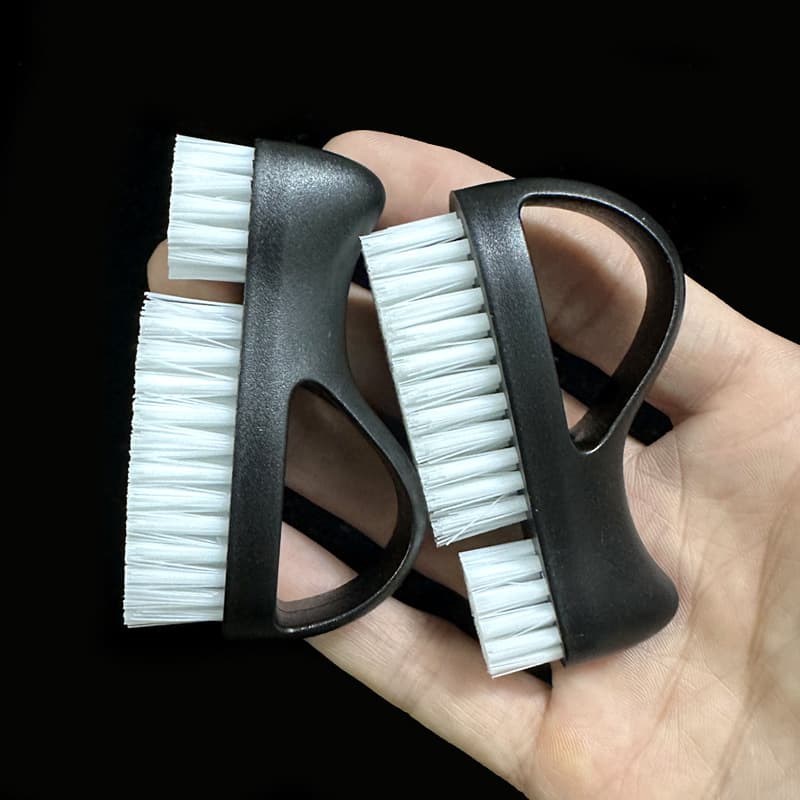 Nail Gap Cleaning Brush, Manicure Tool, Small Horn Brush, Double-Headed Dust Removal Brush, Wholesale Essential Manicure Tool
