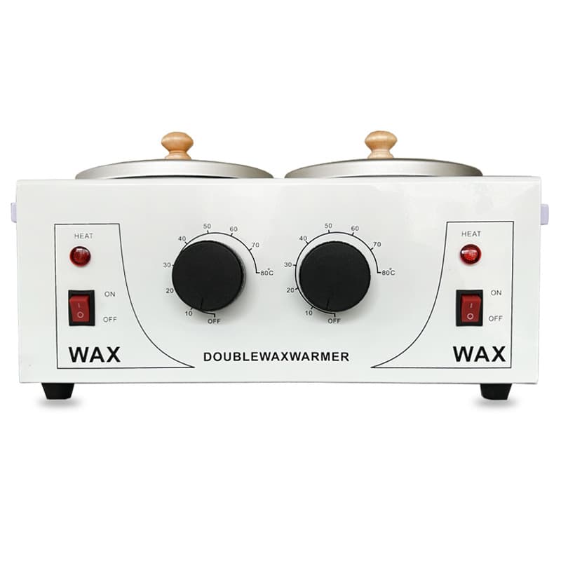 Temperature Control Dual-Pot Hand Wax Machine Hand Wax Warmer Wax Melter Beauty Wax Hot Wax Machine Hair Removal Wax Machine Wax Therapy