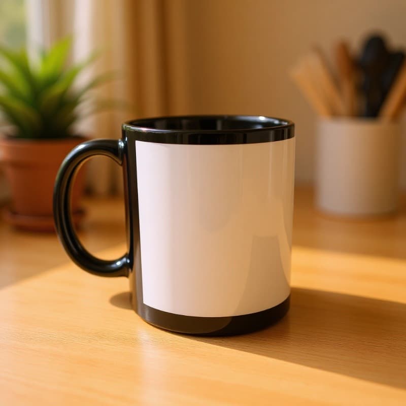 Custom Ceramic Mug with Decal Logo Cup Water Cup Souvenir Gift Tea Cup Matte Coffee Cup White Porcelain
