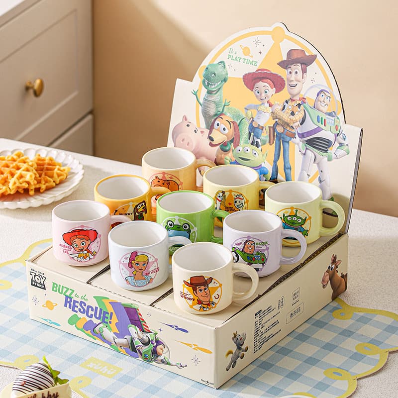 Disney Toy Story Ceramic Mug Cartoon Water Cup Physical Store Mini Blind Box Cup New Product Wholesale