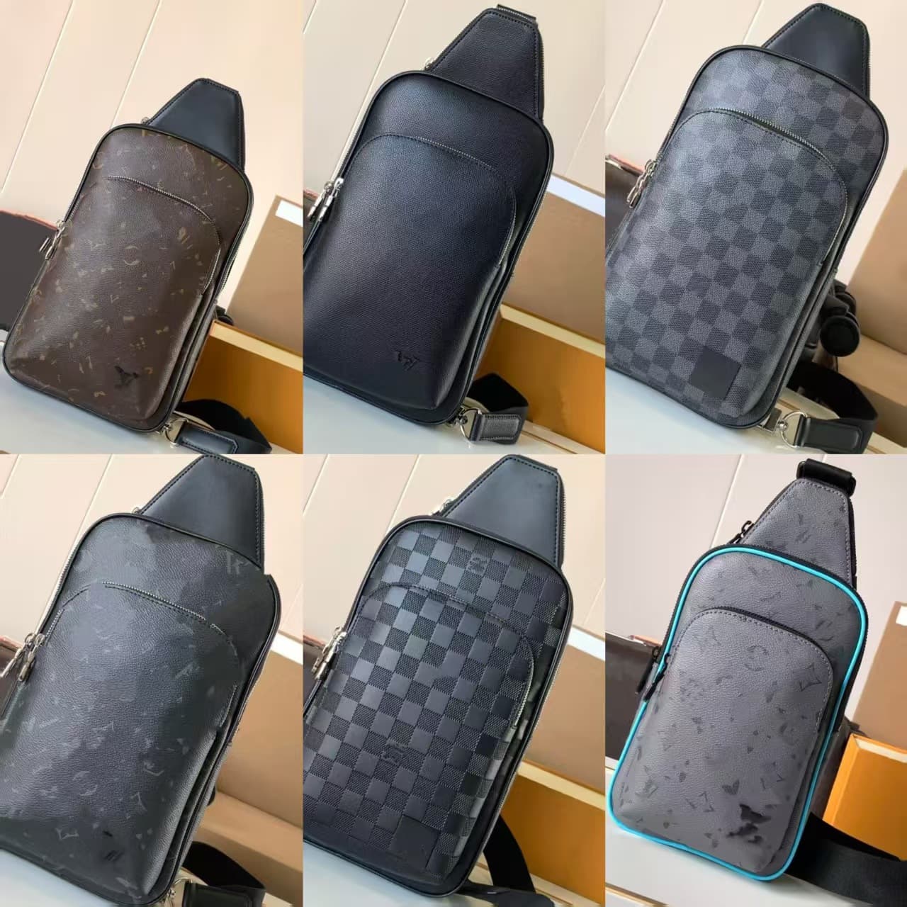 New men's chest bag, shoulder bag, crossbody bag, fashionable chest bag, trendy men's bag, large capacity chest bag