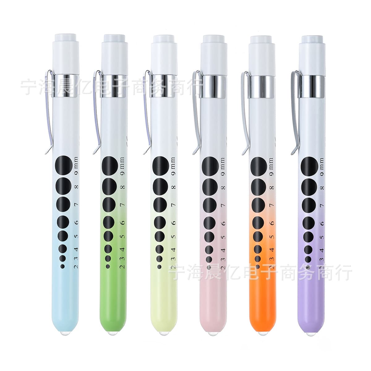 Gradient Color Series Doctor's Use Flashlight Pupil Pen Light LED Light Factory Direct Supply