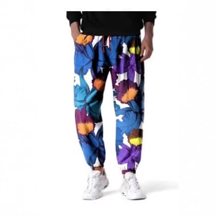 Fashion Floral Sweatpants 3D Print Retro Men's Joggers Hip Hop Pants Casual Sports Trousers