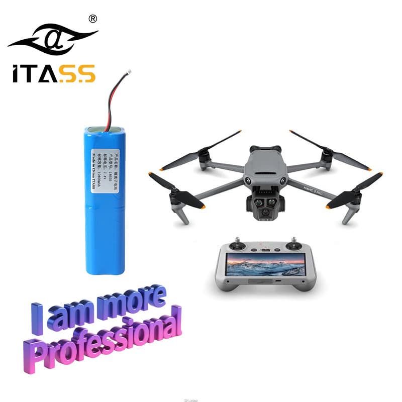 18650 Lithium Battery Pack Power Battery 10400mAh Quadcopter Drone 7.4V 2S4P High-Rate Cells