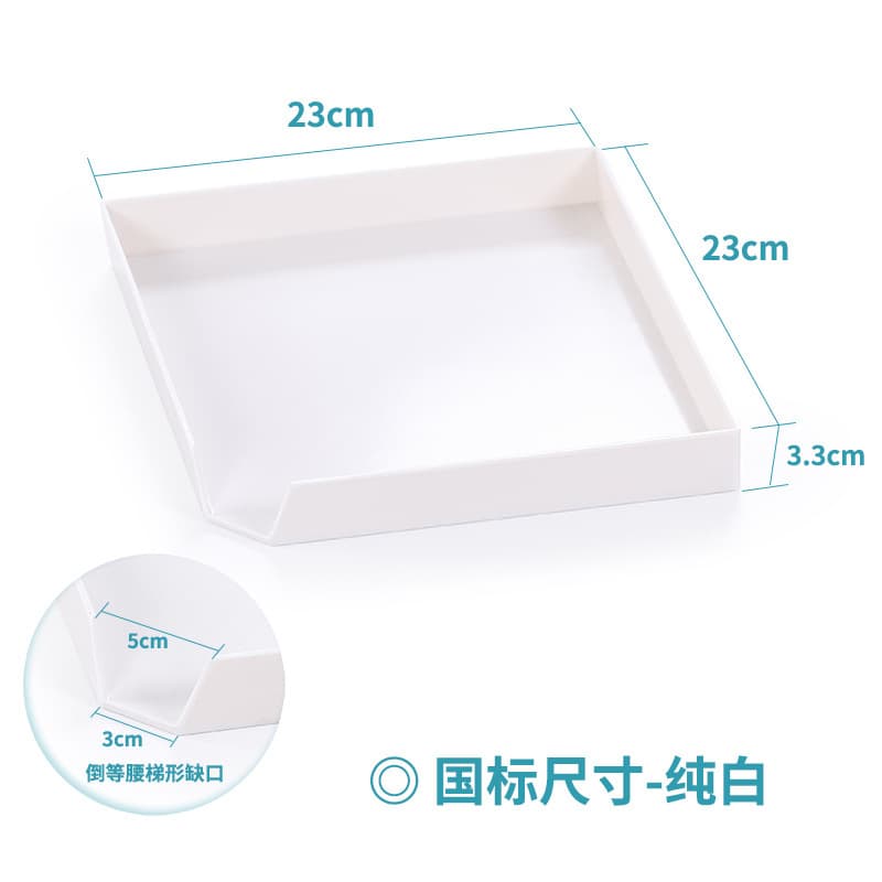White melamine tea evaluation tray tea evaluation tray tea sample tray evaluation sample tray SC utensils tea fighting competition tea evaluation utensils