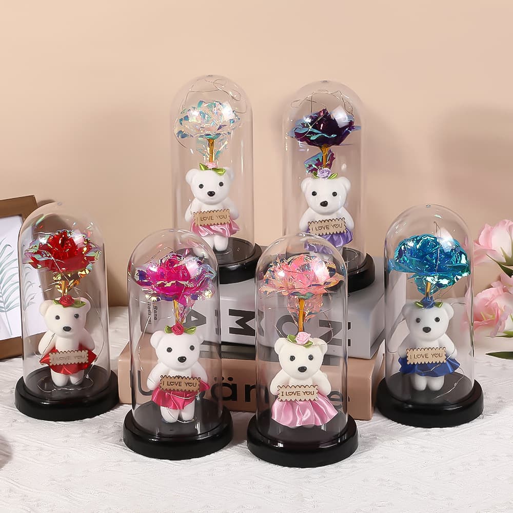 Foil Flower Decorations For Office Culture Environment