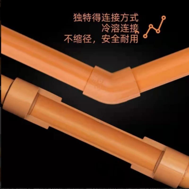 PVC-C Fire Pipeline High-Temperature Resistant High Flame Retardant Chlorinated Polyvinyl Chloride Pipe PVC-C Fire Sprinkler Pipe