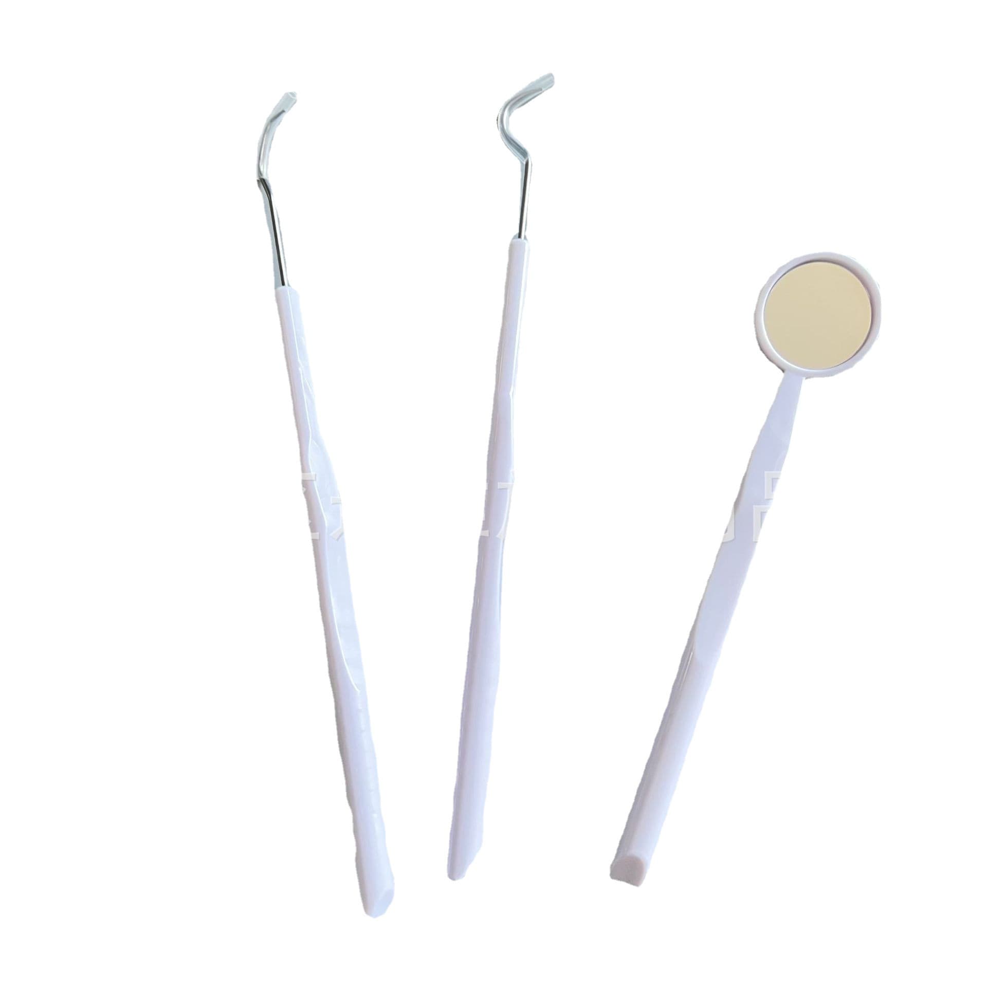 Dental Tools Oral Care Kit Mouth Mirror Probe Tooth Cleaner Stain Remover Orthodontic Care