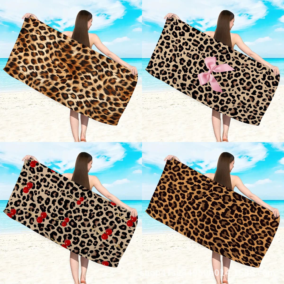 Support JIT Drop Shipping European and American Beach Towel Quick-Dry Microfiber Beach Bath Towel Quick-Dry Absorbent Towel Beach Towel