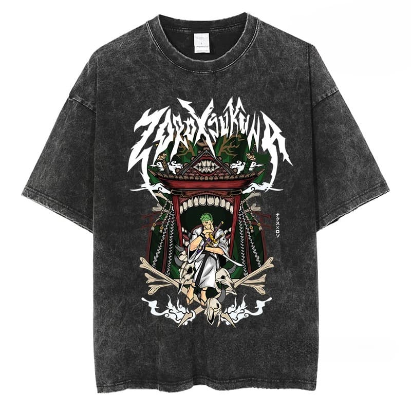 One Piece Roronoa Zoro T Shirt Anime Print Clothes Y2k Haraj