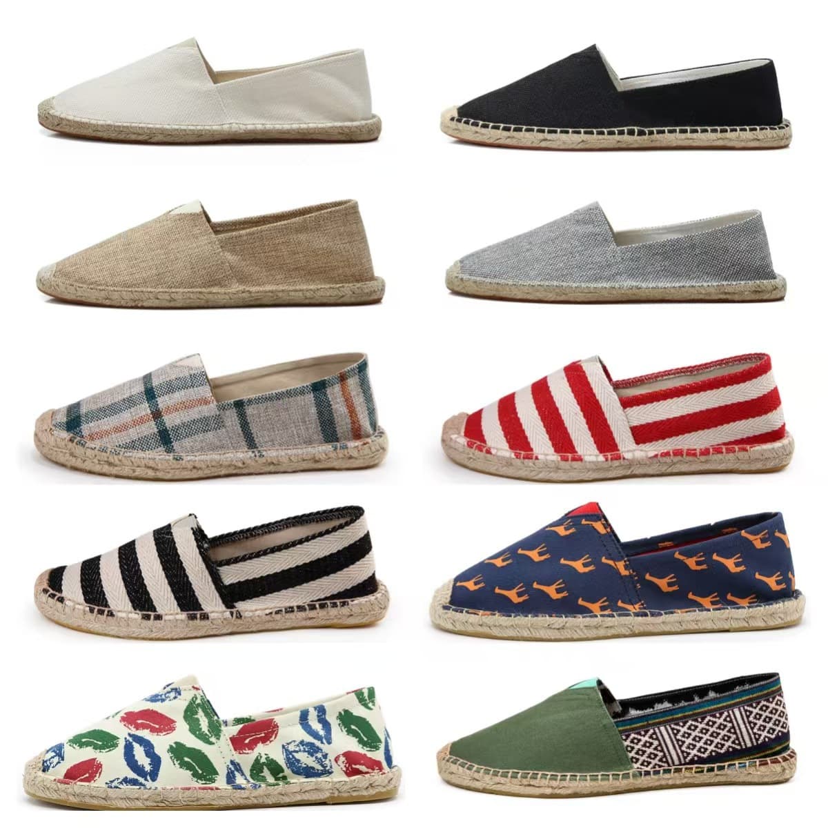 Cross-border Durable Canvas Shoes, Breathable and Comfortable for Men and Women, Handmade Cloth Shoes, Nostalgic Beijing Style, Fashionable, Factory-Direct Sneakers