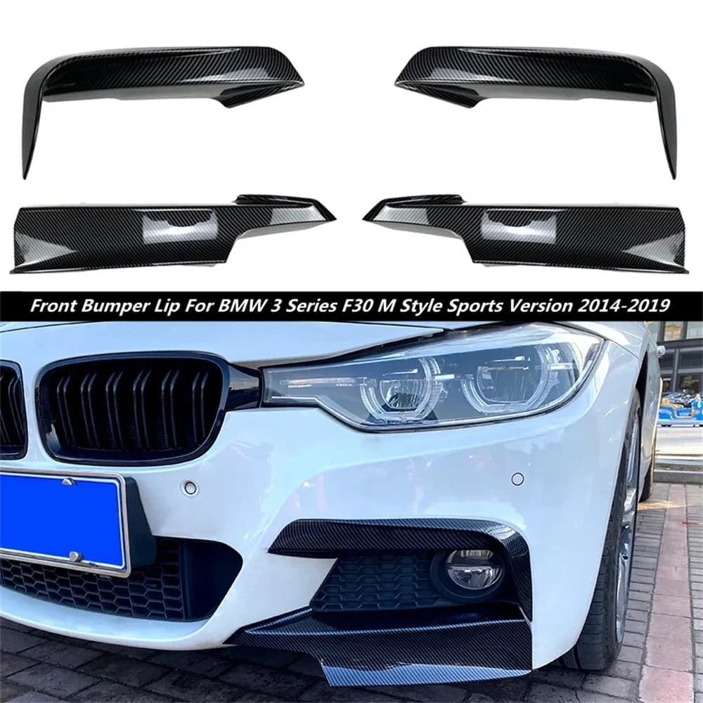 Compatible with BMW 3 Series F30 M Pack 320i 325i 2013-2019 Fog Light Front Wind Knife Corner Trim Modification