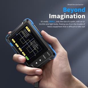 FNIRSI-DSO 152 Handheld Mini Oscilloscope Portable Digital Oscilloscope for Beginners Teaching and Maintenance
