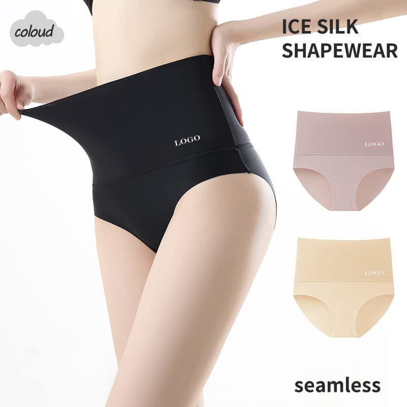 High-Waist Shapewear Panties Seamless Waist Control Butt Lifting Antibacterial Breathable Hip Pad Cross-Border Supply
