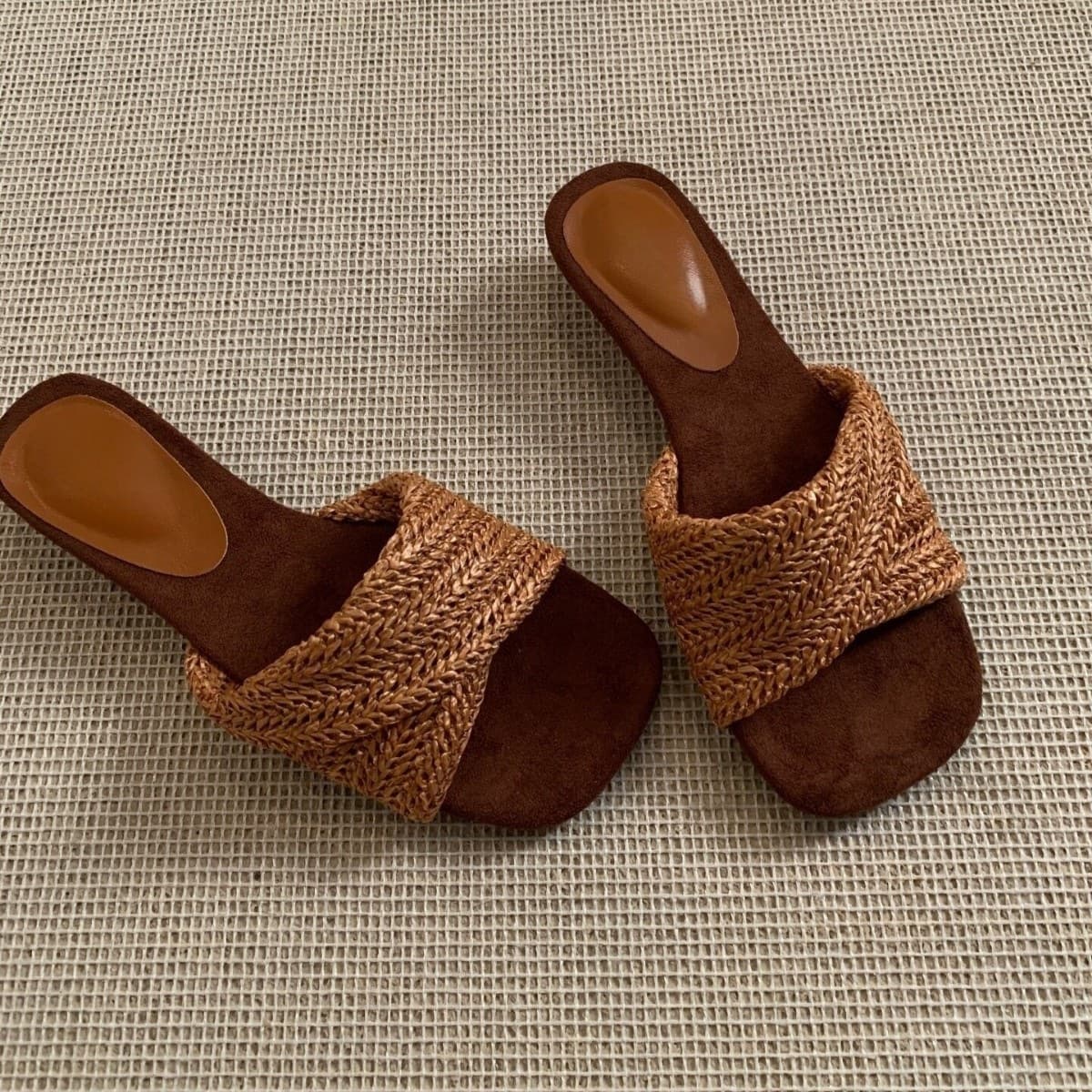 First Encounter with the Retro Versatile Open-Toe Wedge Sandals for Women, 2026 New Summer Beach Slip-On Sandals