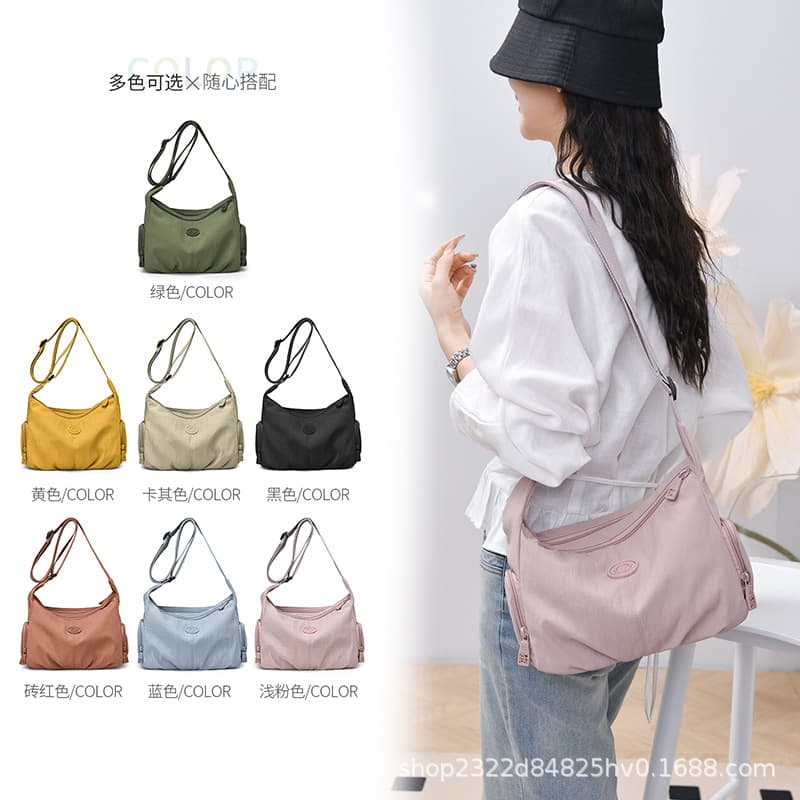 Masha Family 2026 New Simple Lightweight Versatile Crossbody Bag for Work Daily Commute, Large Capacity Shoulder Bag for Women