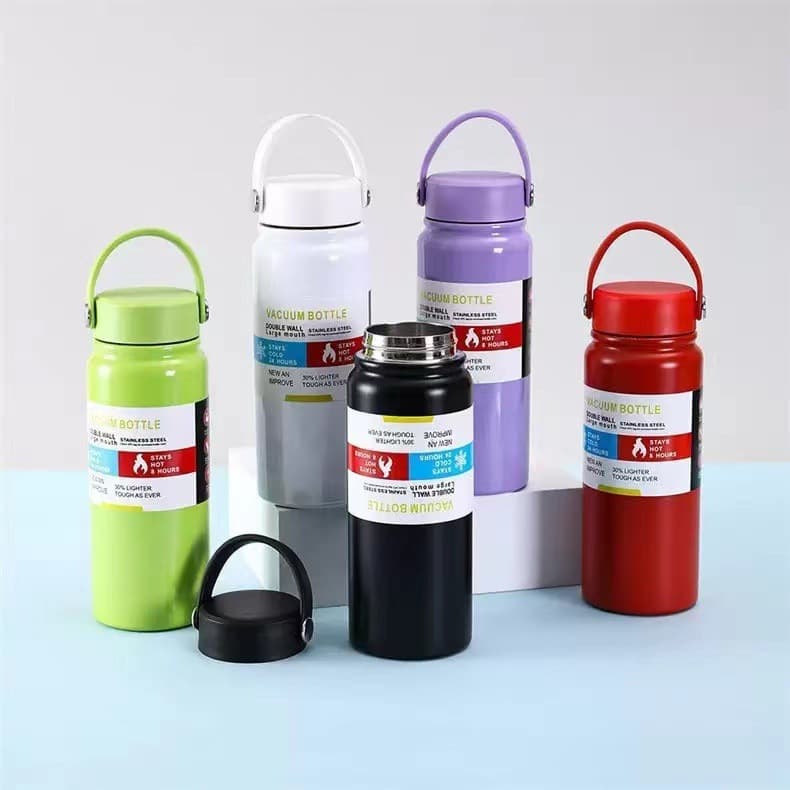 Cross-border 304 Stainless Steel Insulated Mug Simple Large Capacity Tea Strainer Office Stainless Steel Cup with Handle Drop-resistant Insulated Cup