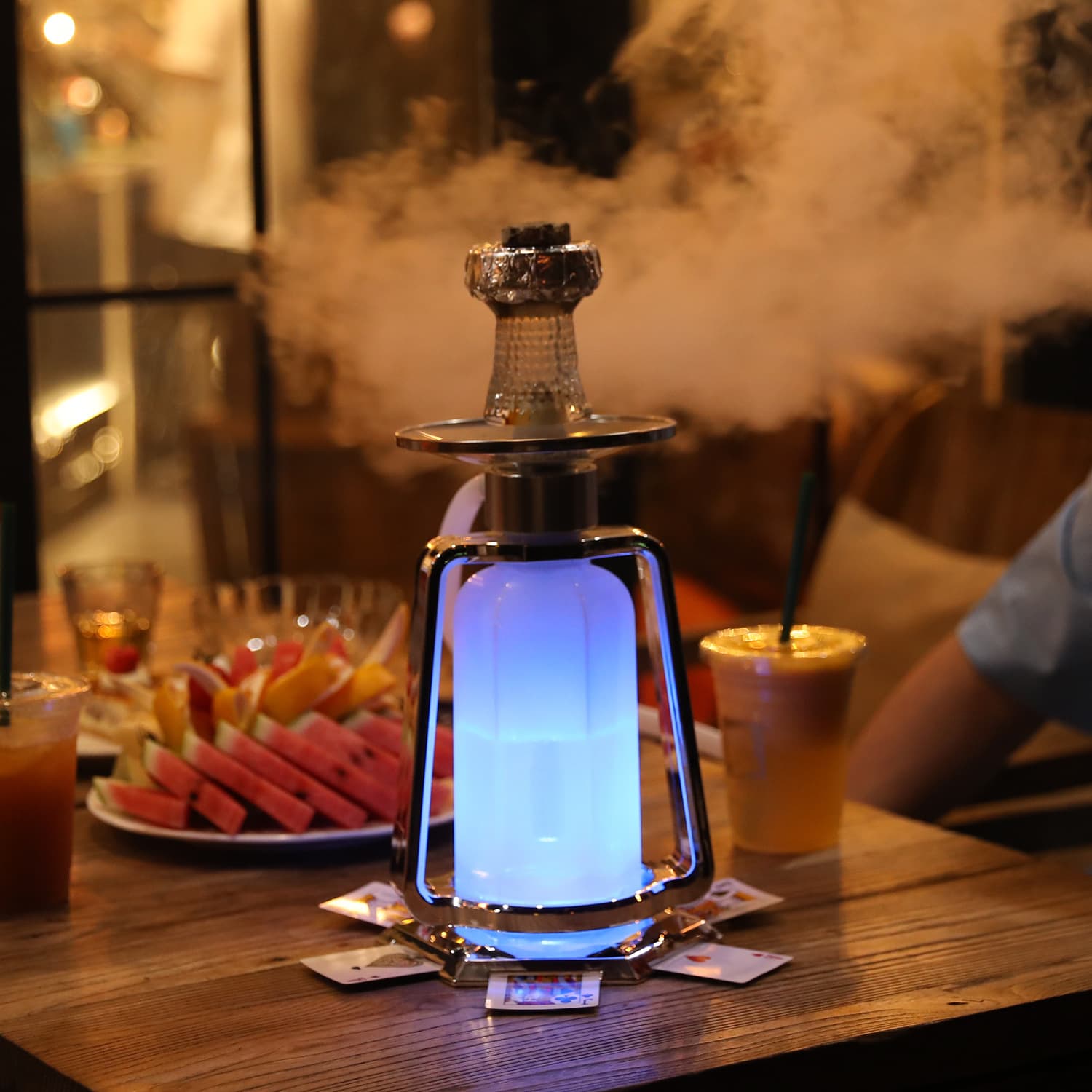 Cross-border Hookah for Bars, Hookah Lounges, Card Games, Parties, Rotating Hookah