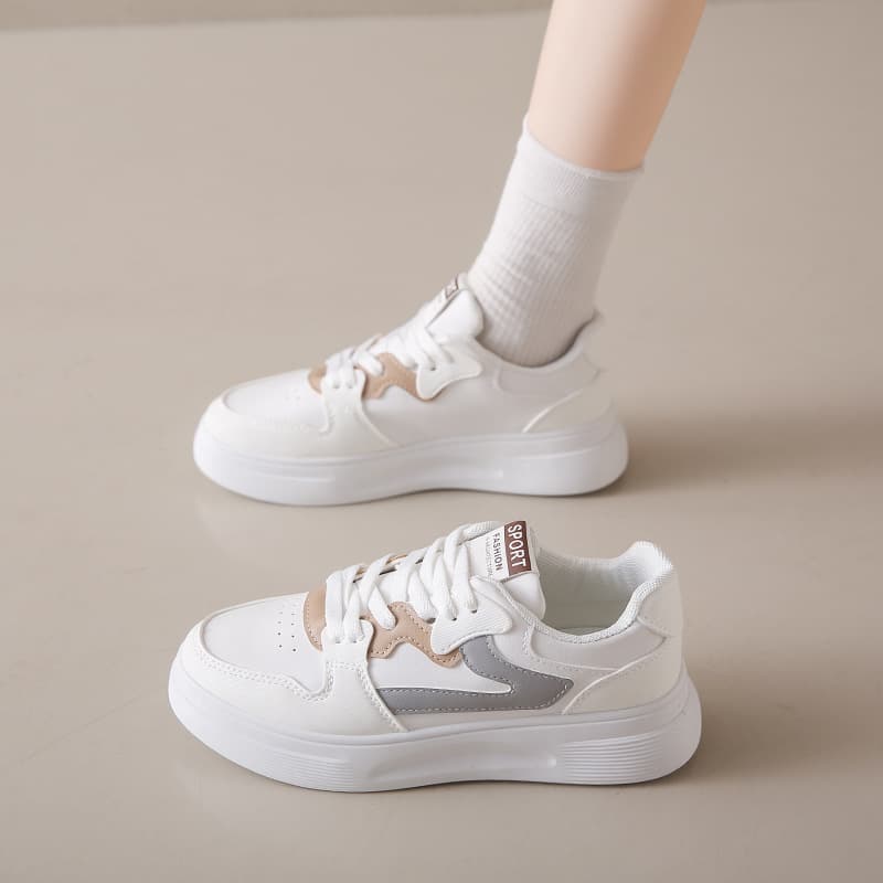 Women's White Sneakers 2025 Spring New Style Casual Board Shoes Ins Versatile High Appearance Campus Leisure Sports Shoes