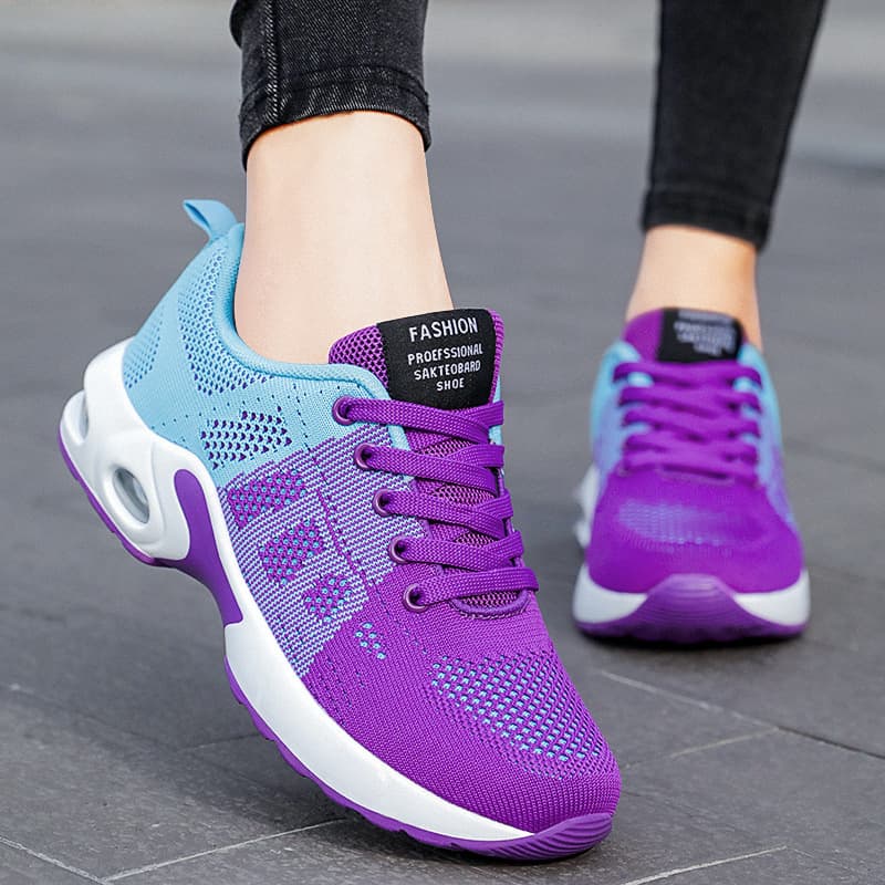 Women's Cross-Border Summer New Arrival Export Running Shoes with Air Cushion, Casual Sports Shoes, Large Size