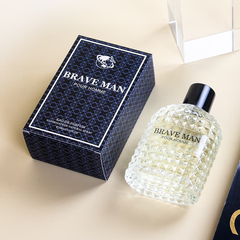 Brave Men's Perfume for Cross-Border E-Commerce, Long-Lasting Woody Scent, 100ml