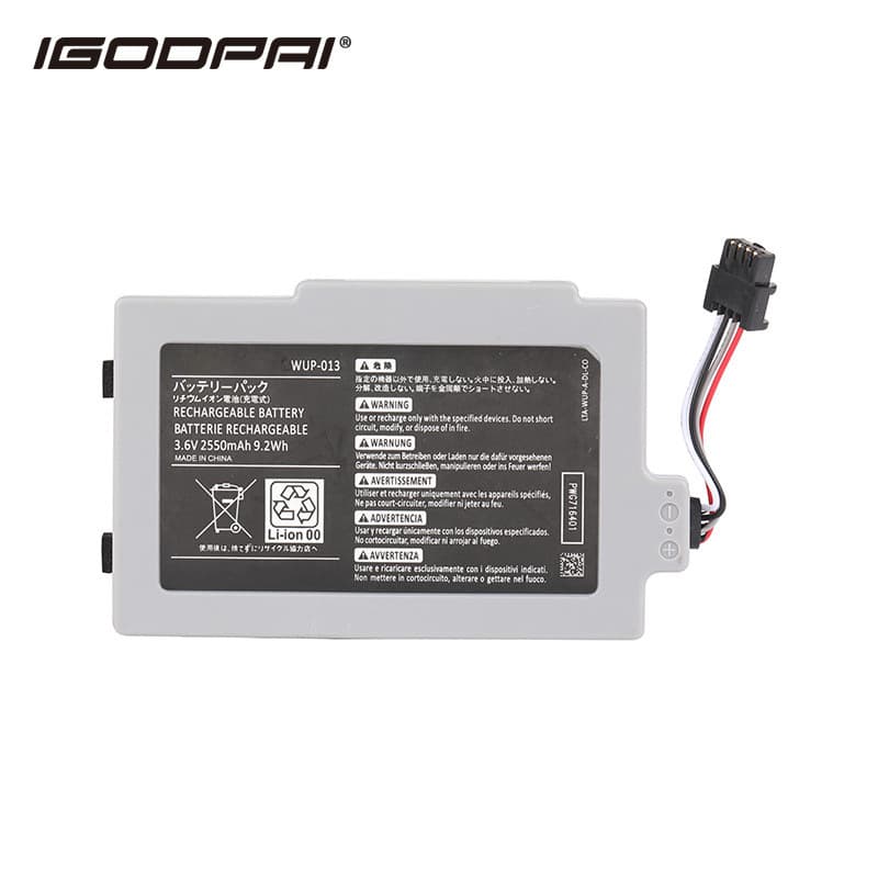 In Stock Wholesale Replacement for Nintendo Wii U Handheld Console Tablet WUP-013 High Capacity 2550mAh Battery