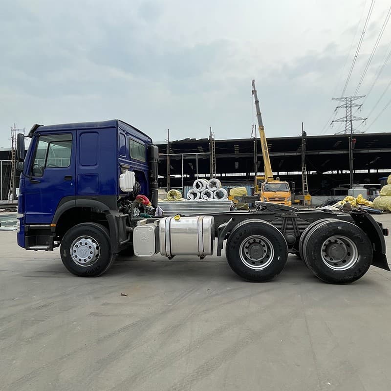 Transfer used 10-wheel Howo tractor double axle semi-trailer trailer head 380 horsepower cargo transport head