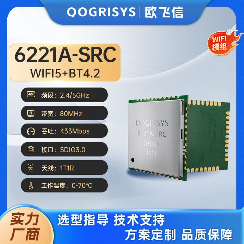 Low-cost AP6255 Alternative RTL8821CS Bluetooth WiFi 2.4G 5G Wireless Transceiver Module